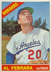 1966 Topps Baseball Cards      487     Al Ferrara